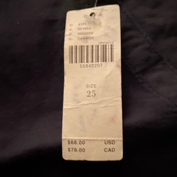 Anthropologie size 25 the wanderer shorts. Carbon/black color - Picture 3 of 9